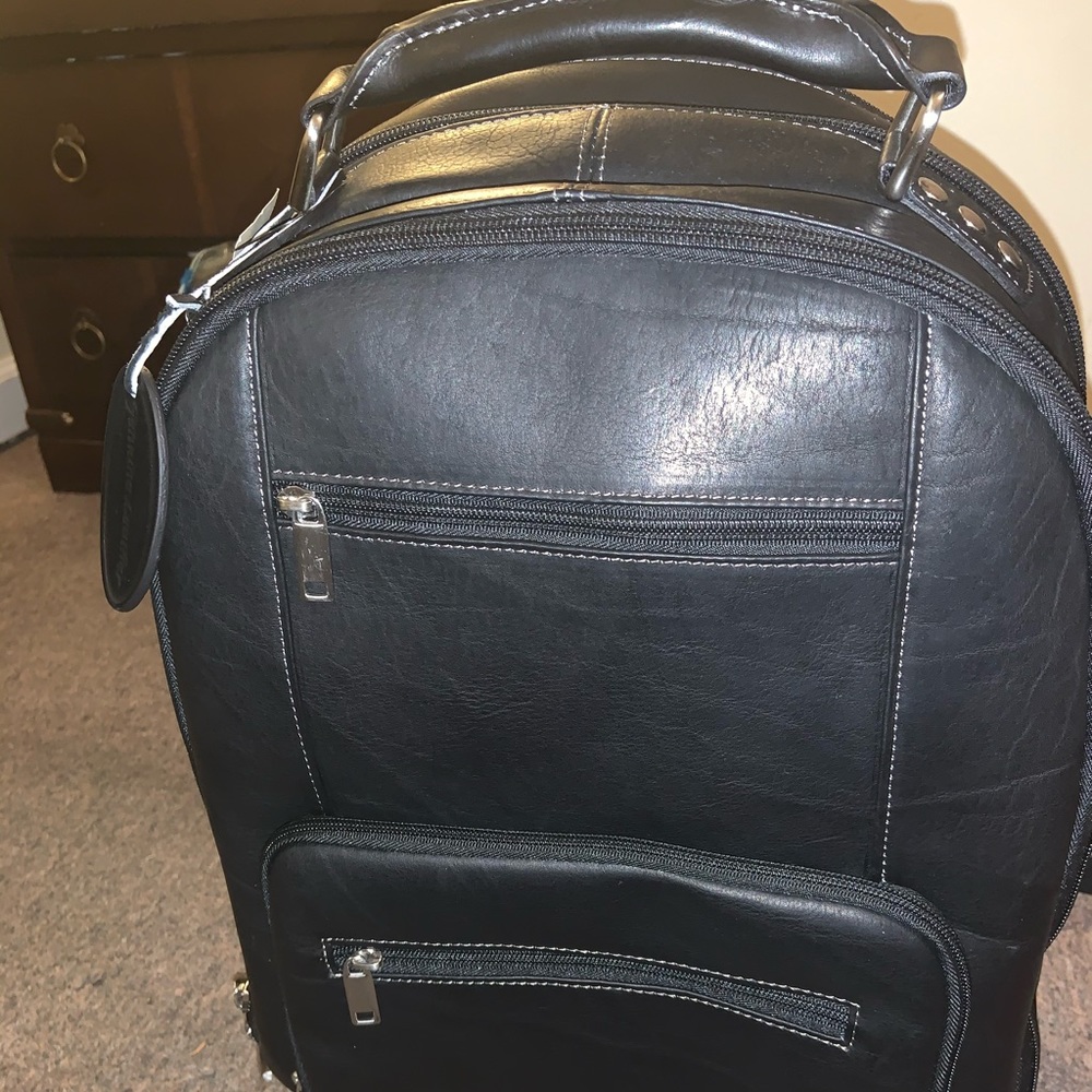 Genuine leather backpack